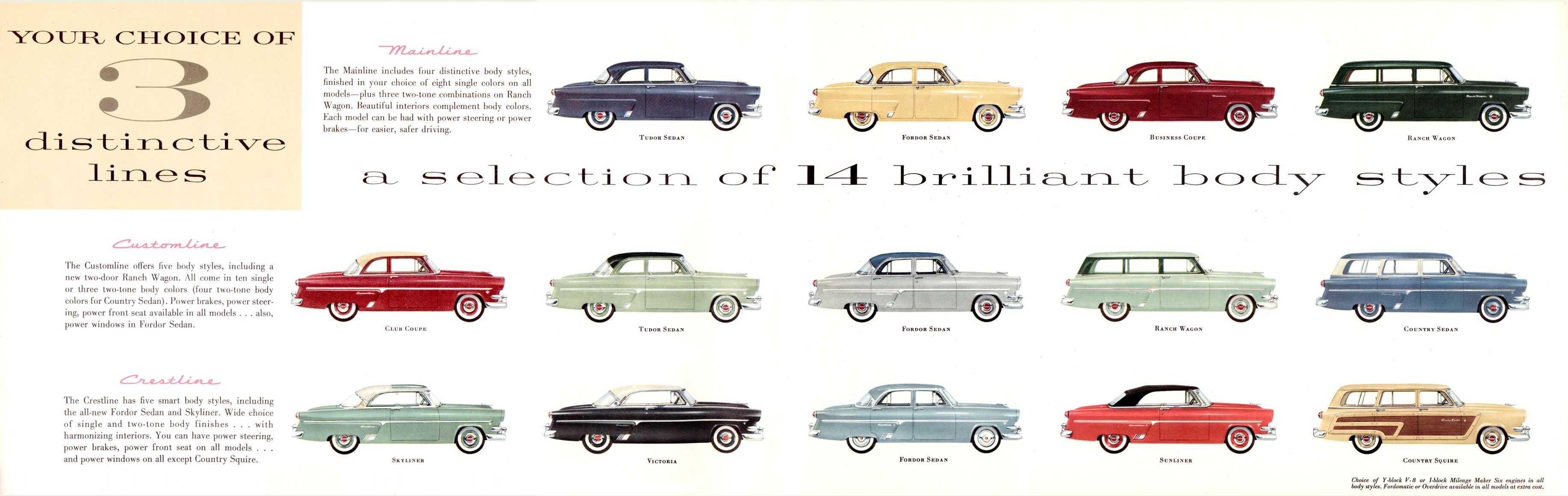 1954 Ford Brochure Page 14